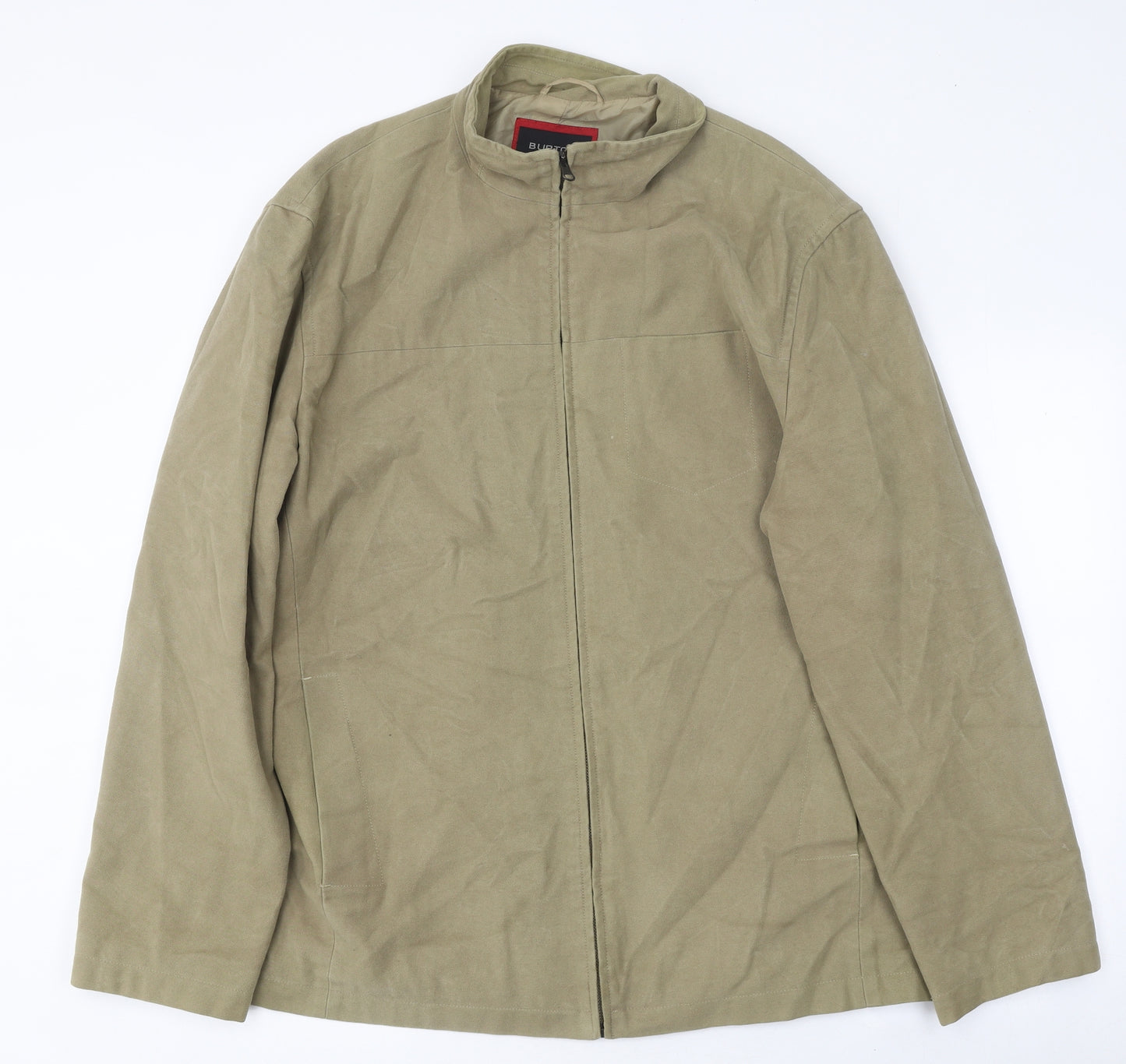 Burton Mens Beige Jacket Size XL Zip