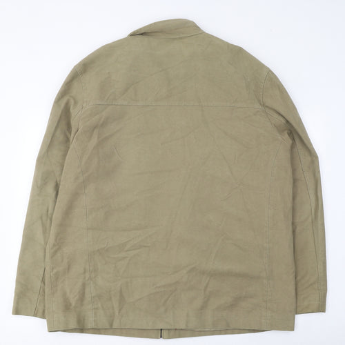 Burton Mens Beige Jacket Size XL Zip