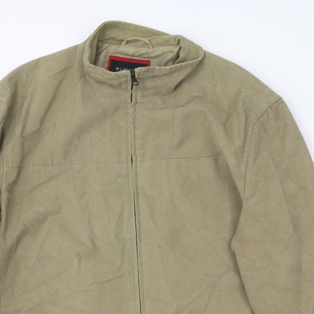 Burton Mens Beige Jacket Size XL Zip