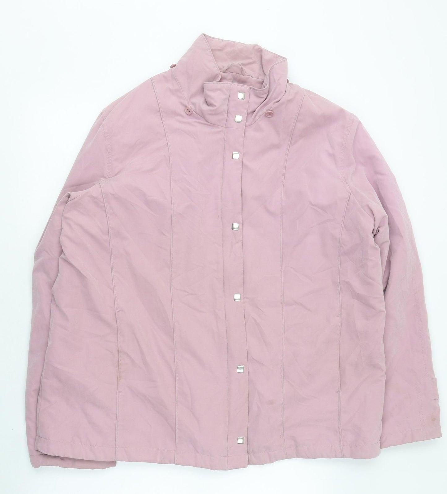 EWM Womens Pink Jacket Size 22 Zip