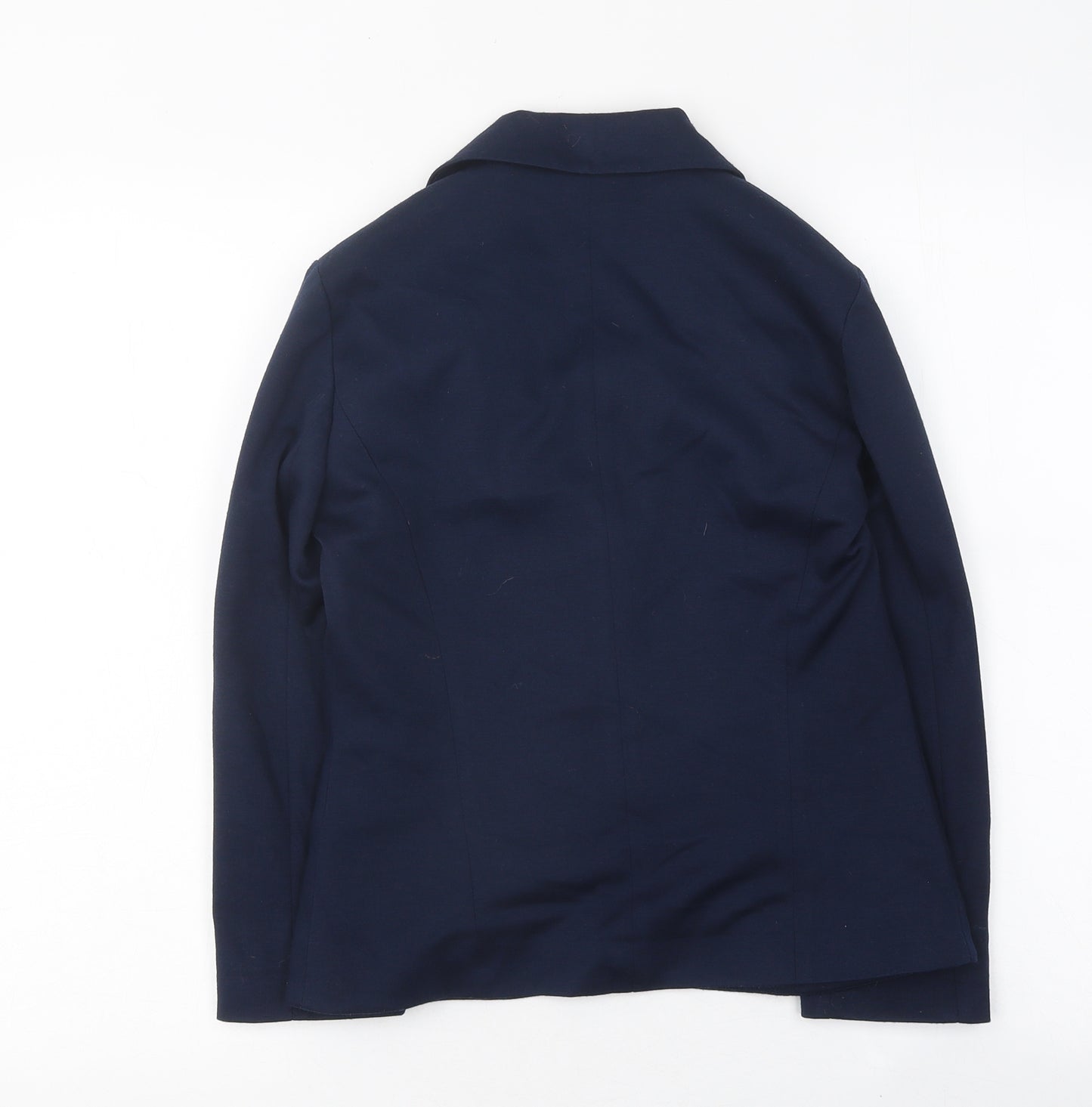 Miss Selfridge Womens Blue Jacket Blazer Size 6 Button