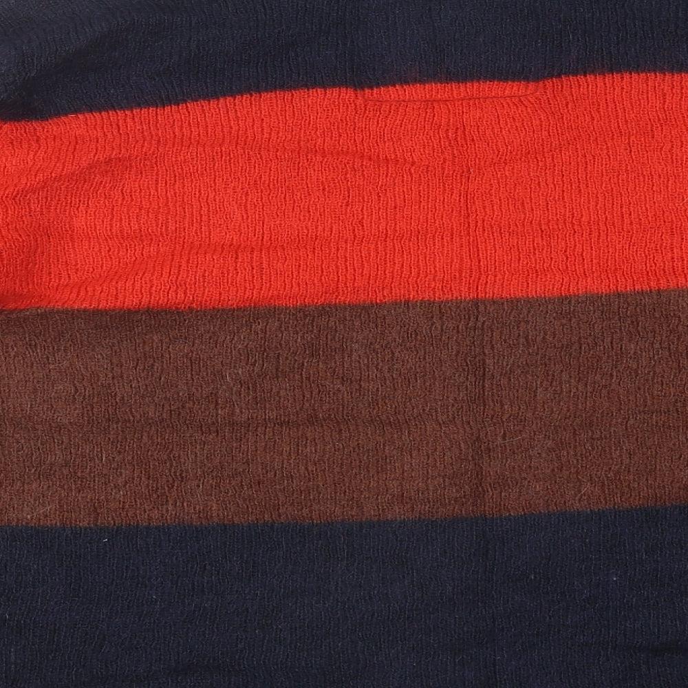 Superdry Mens Multicoloured Round Neck Striped Polyester Pullover Jumper Size S