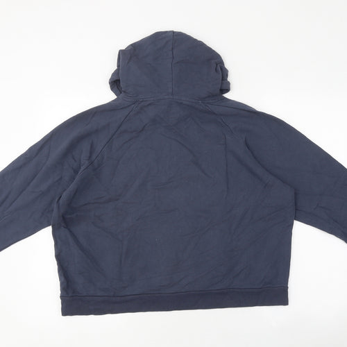 Jack Wills Womens Blue Round Neck Polyester Pullover Jumper Size 12