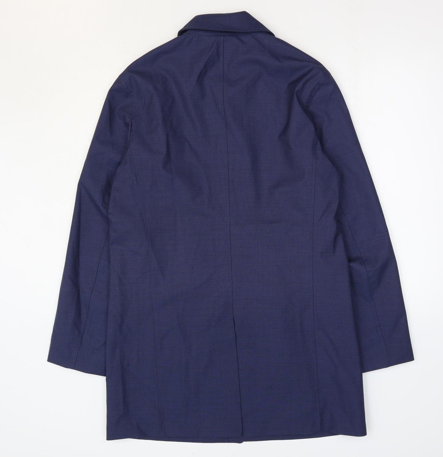 Guards London Mens Blue Overcoat Coat Size 38 Button