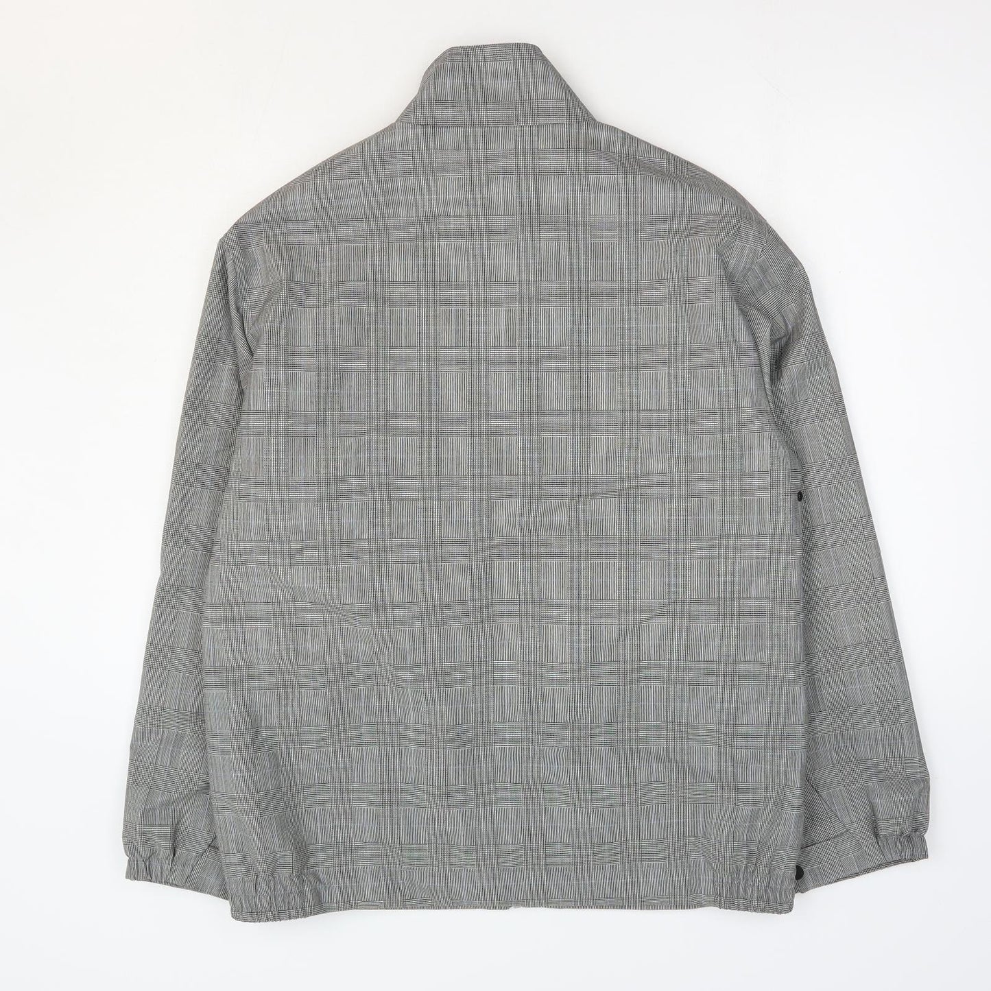 Guards London Mens Grey Plaid Bomber Jacket Jacket Size M Zip