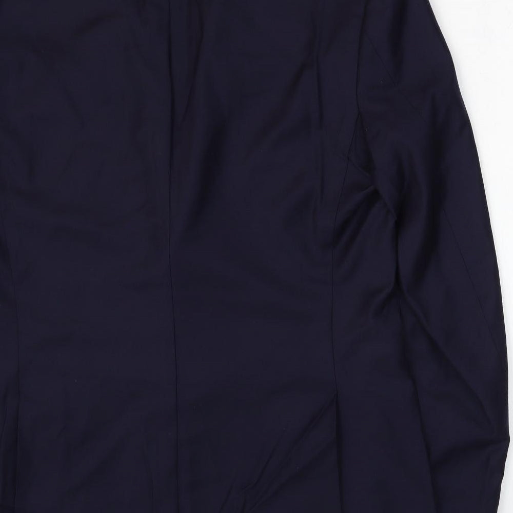 Guards London Mens Blue Wool Jacket Suit Jacket Size 40