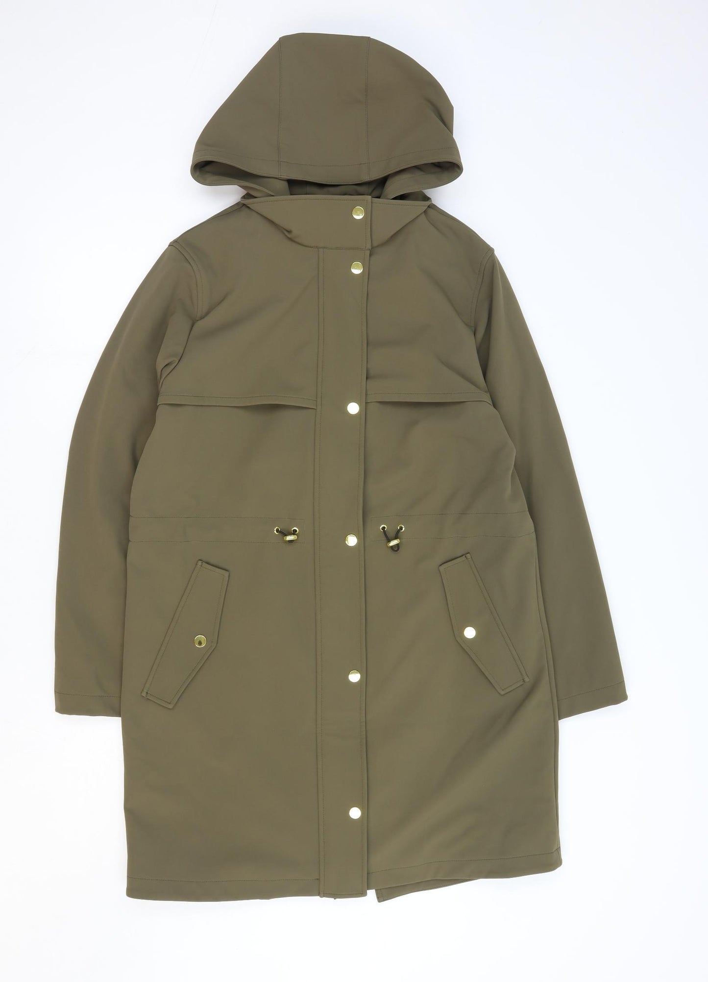 Guards London Mens Green Parka Jacket Size 40 Zip