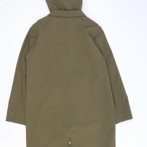 Guards London Mens Green Parka Jacket Size 40 Zip