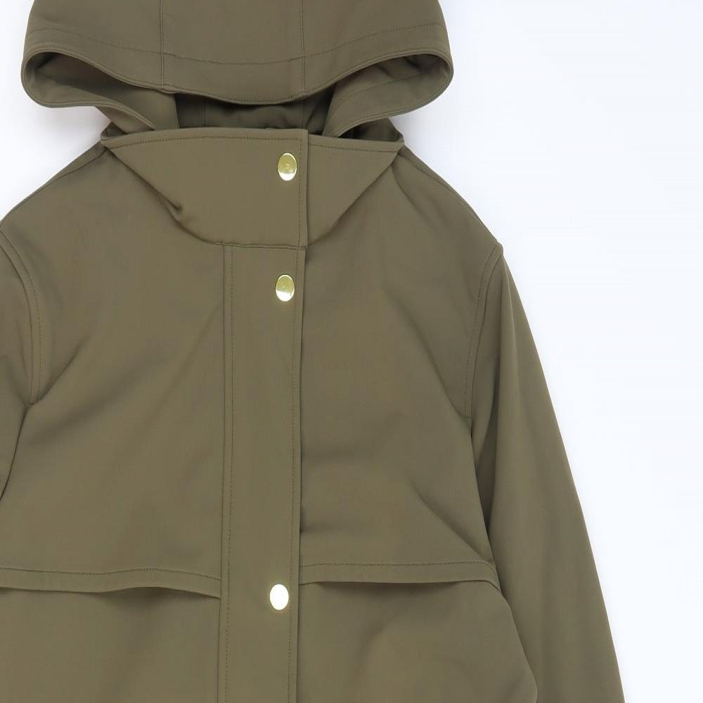 Guards London Mens Green Parka Jacket Size 40 Zip