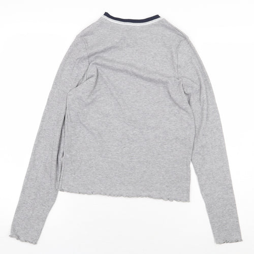Primark Womens Grey Polyester Pullover Sweatshirt Size M Pullover