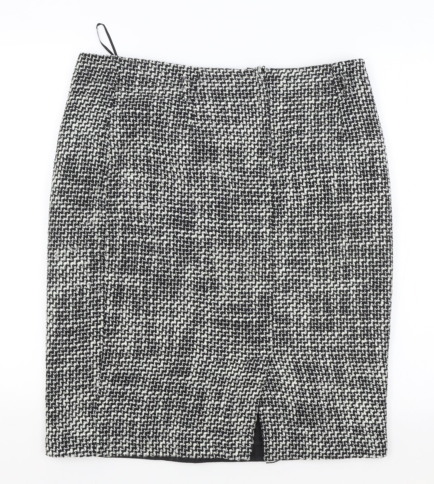 TU Womens Grey Polyester A-Line Skirt Size 16 Zip