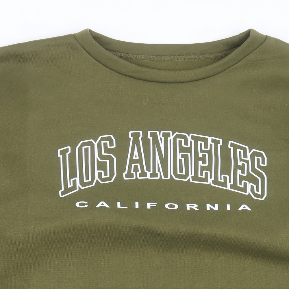 SheIn Womens Green Polyester Pullover Sweatshirt Size XL Pullover - Los Angeles