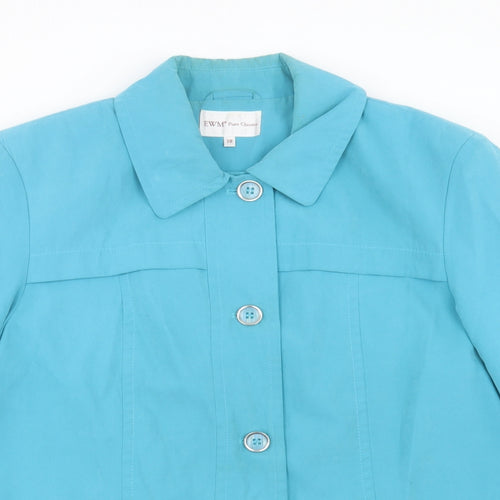 EWM Womens Blue Jacket Size 18 Button