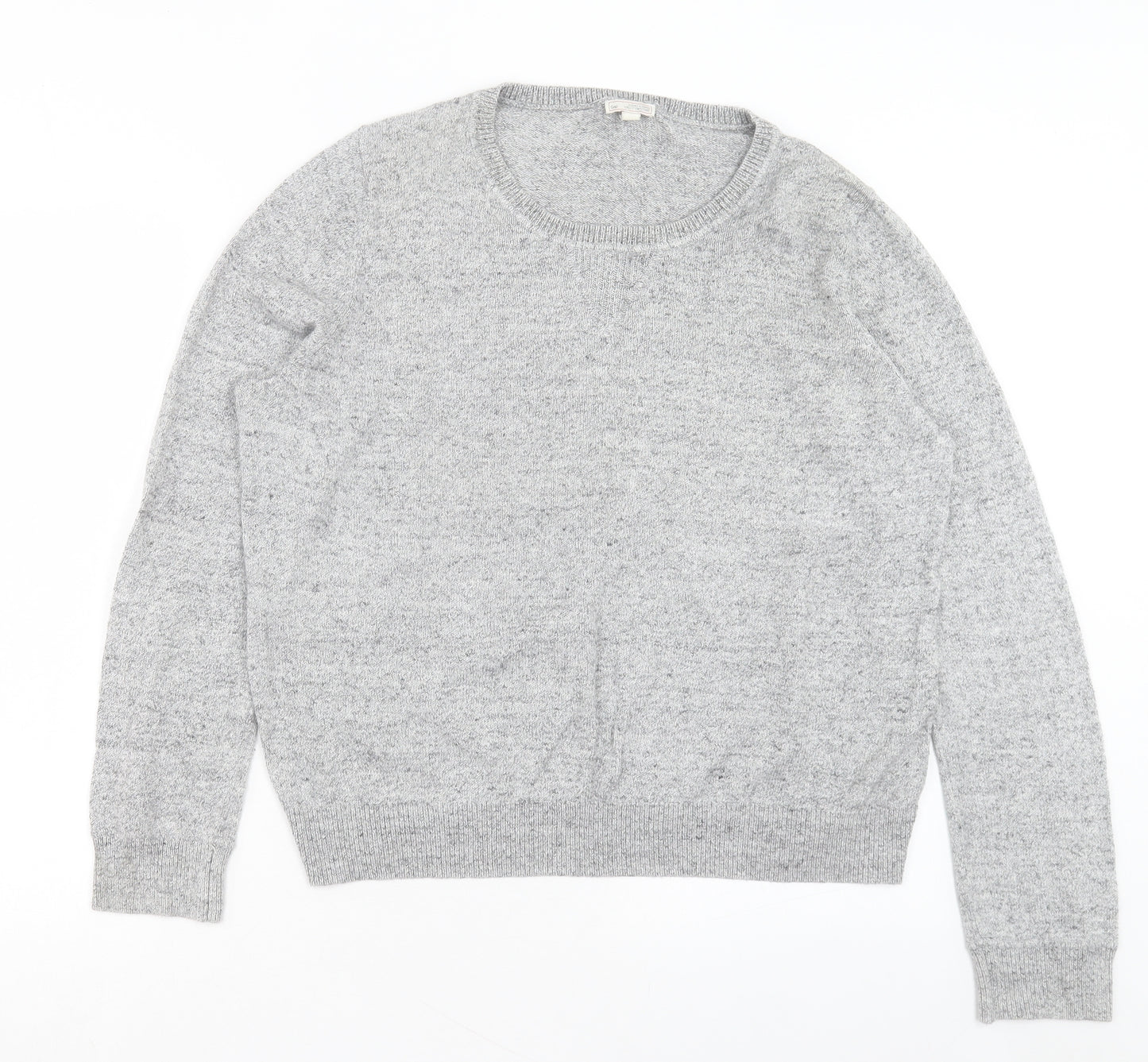 Gap Mens Grey Crew Neck Cotton Pullover Jumper Size XL