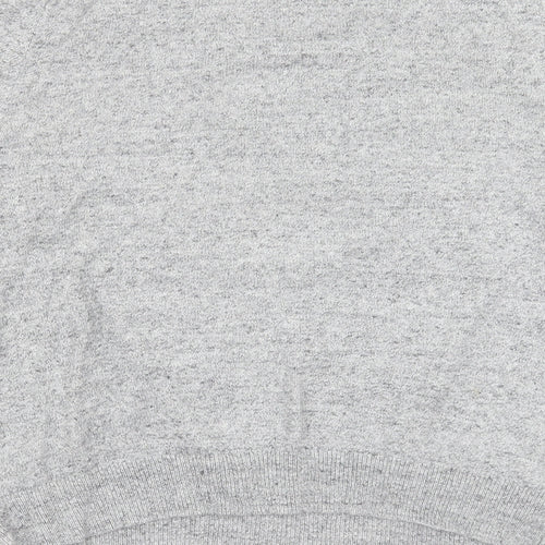 Gap Mens Grey Crew Neck Cotton Pullover Jumper Size XL