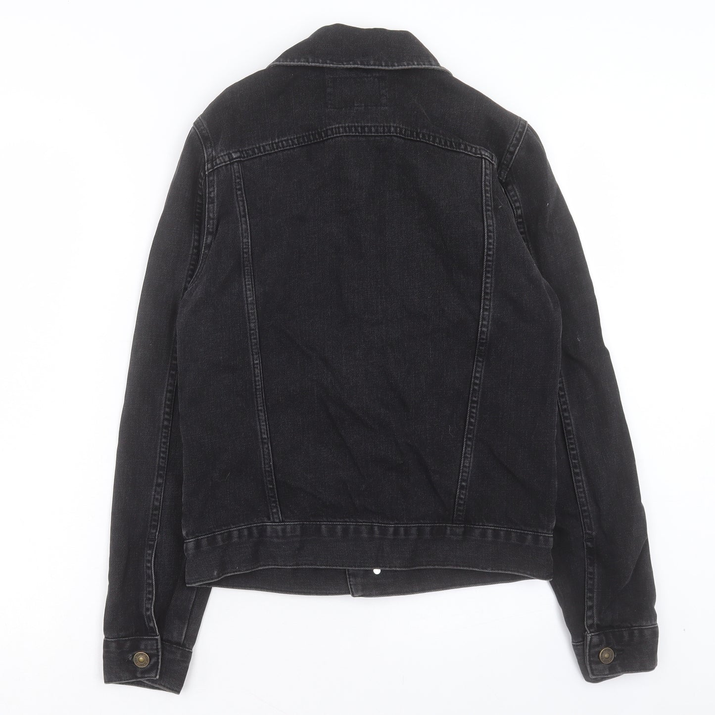 River Island Womens Black Jacket Size XS Button