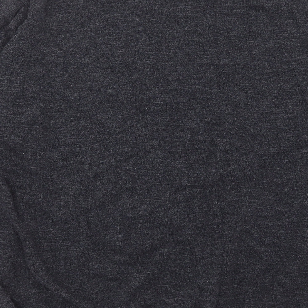 George Mens Grey Crew Neck Cotton Pullover Jumper Size 3XL
