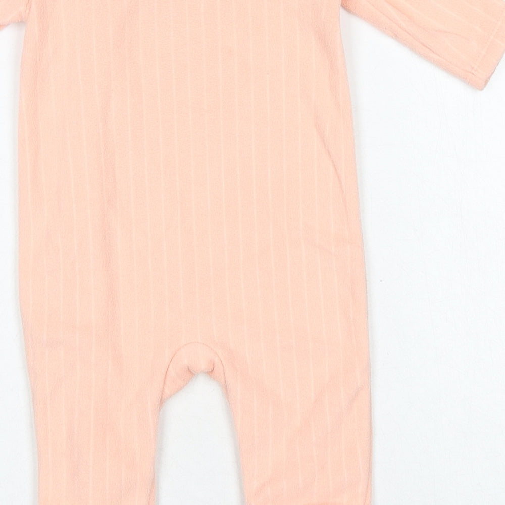 Disney Baby Girls Pink Polyester Babygrow One-Piece Size 0-3 Months Button - Bambi Disney