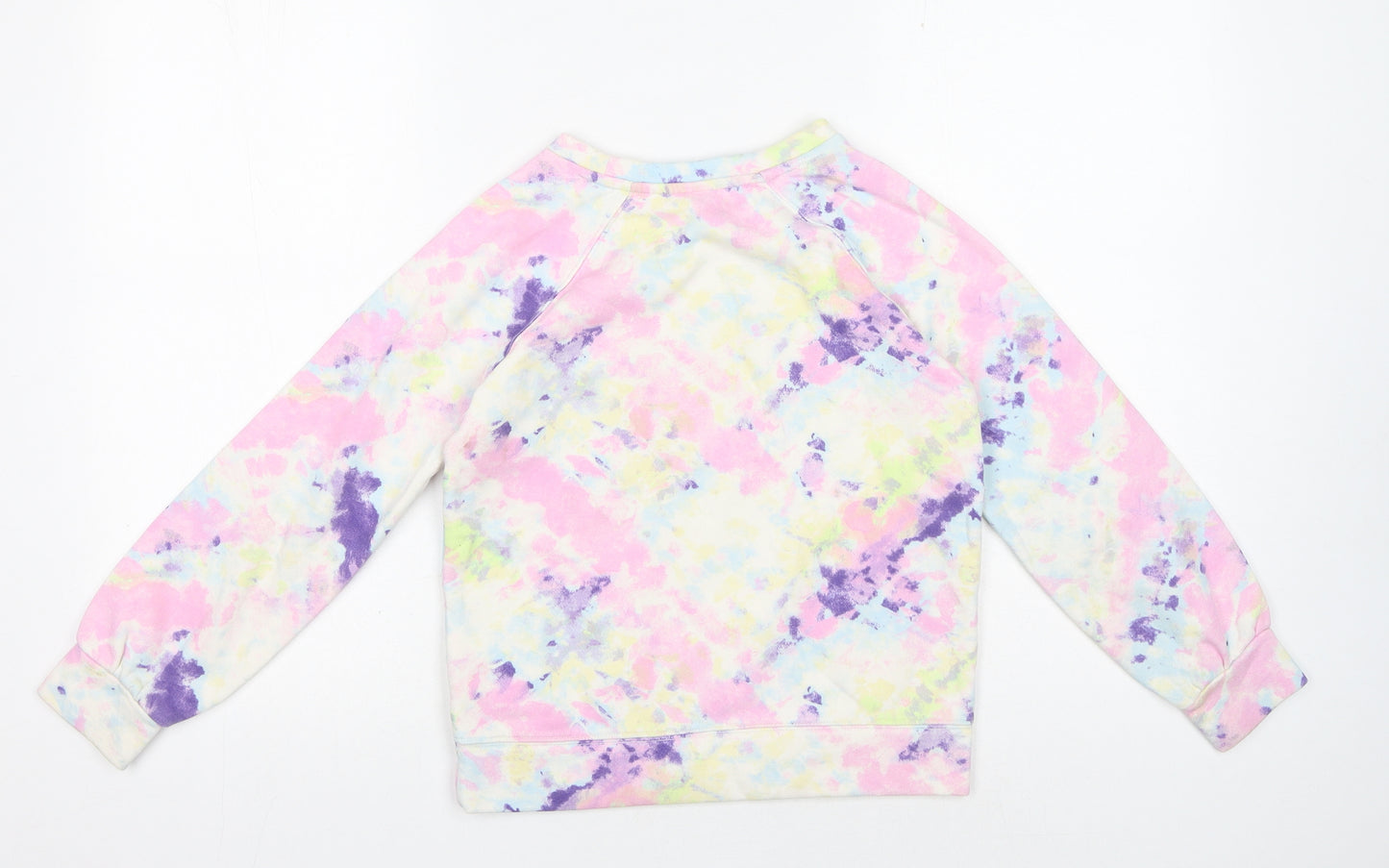 Gap Girls Multicoloured Geometric Polyester Pullover Sweatshirt Size 8 Years Pullover