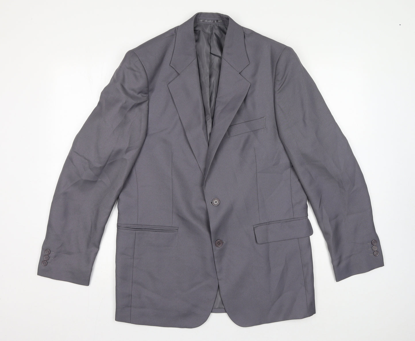 Chaus Womens Grey Jacket Size 10 Button - Blazer