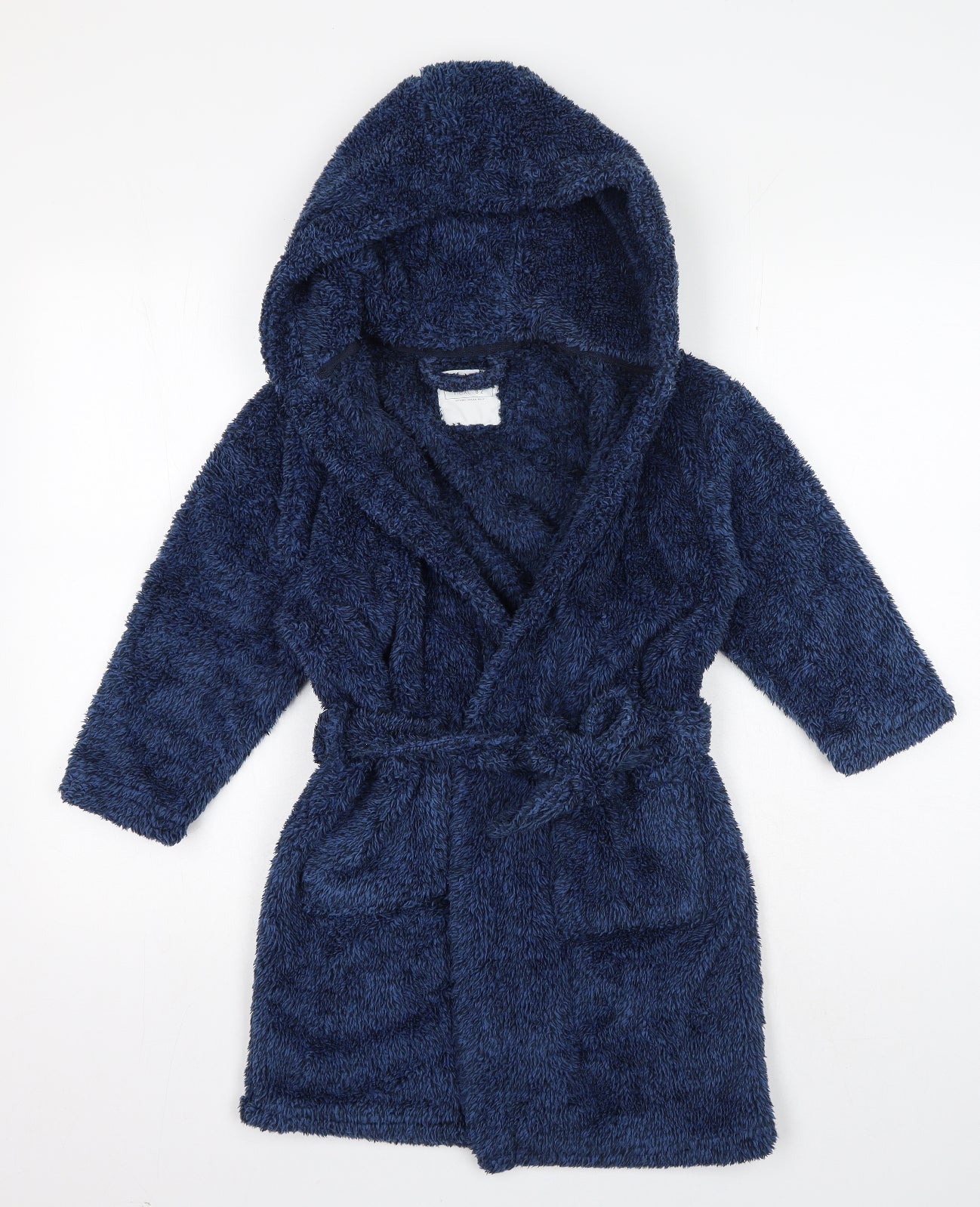 NEXT Boys Blue Solid Polyester Gown Size 7-8 Years