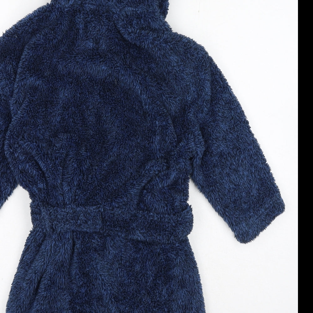 NEXT Boys Blue Solid Polyester Gown Size 7-8 Years