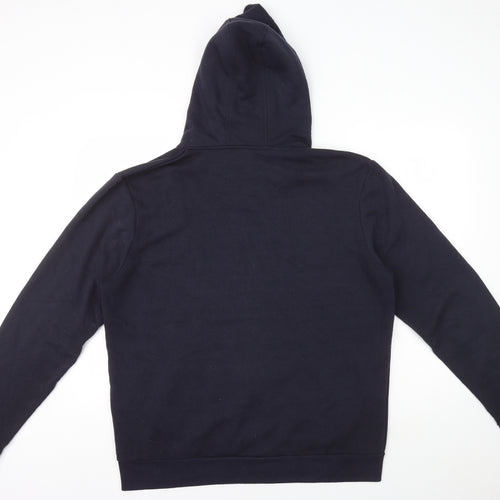 Peacocks Womens Blue Polyester Full Zip Hoodie Size XL Zip