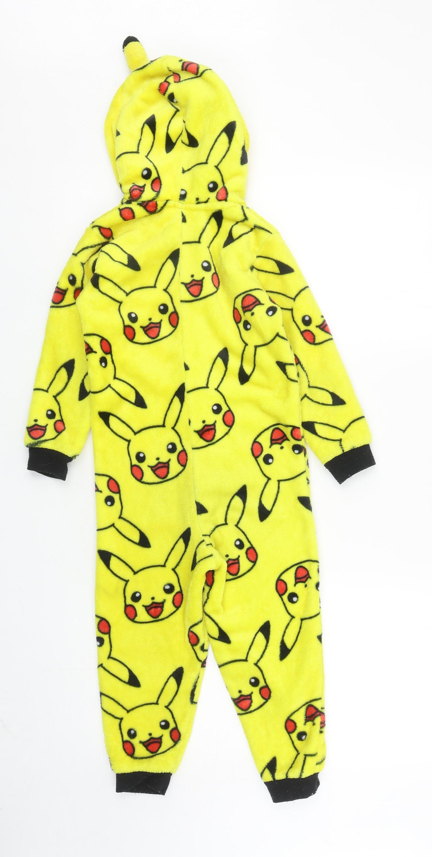 George Boys Yellow Geometric Polyester One Piece Size 4-5 Years Zip - Pikachu