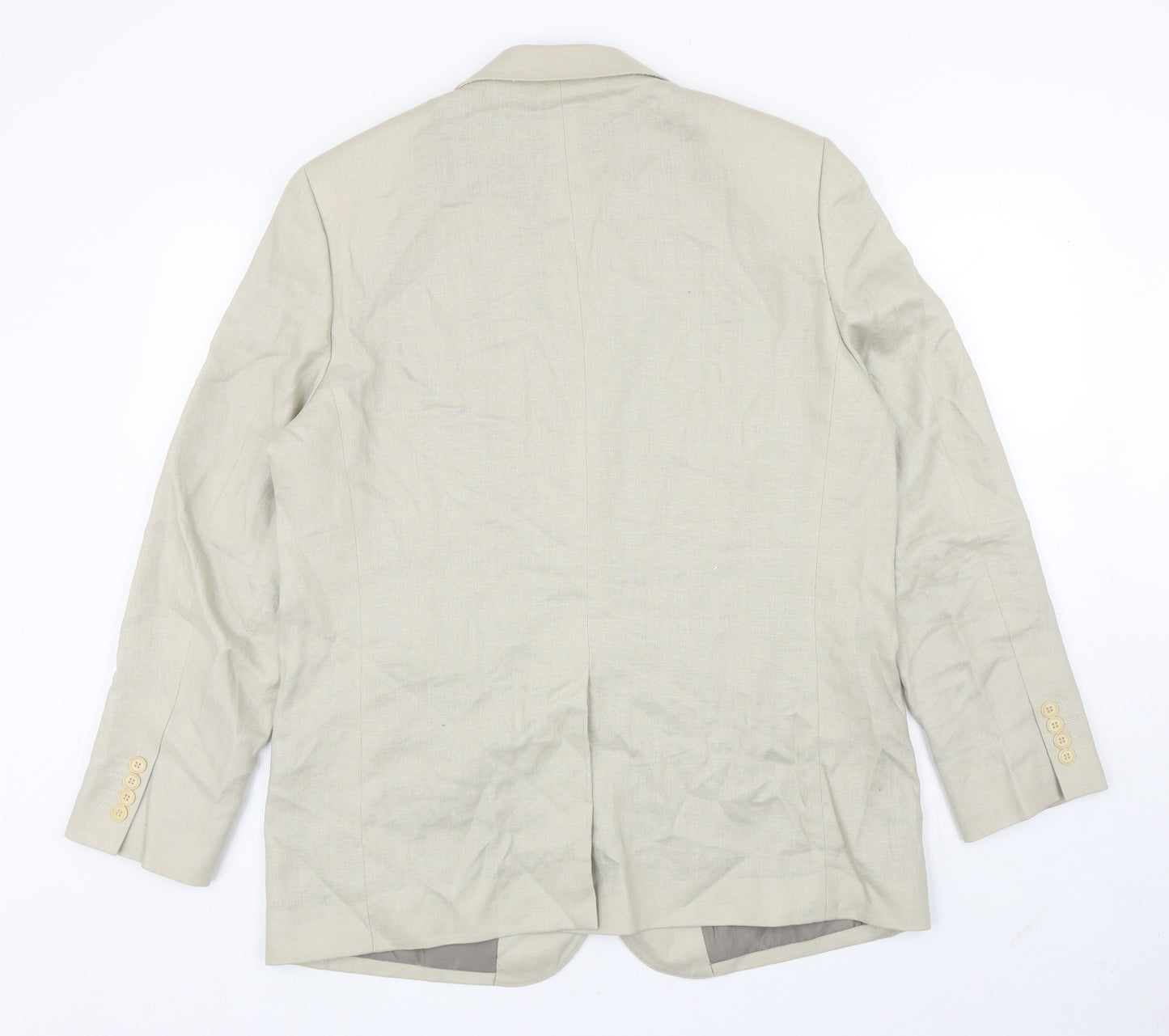 Debenhams Mens Beige Linen Jacket Blazer