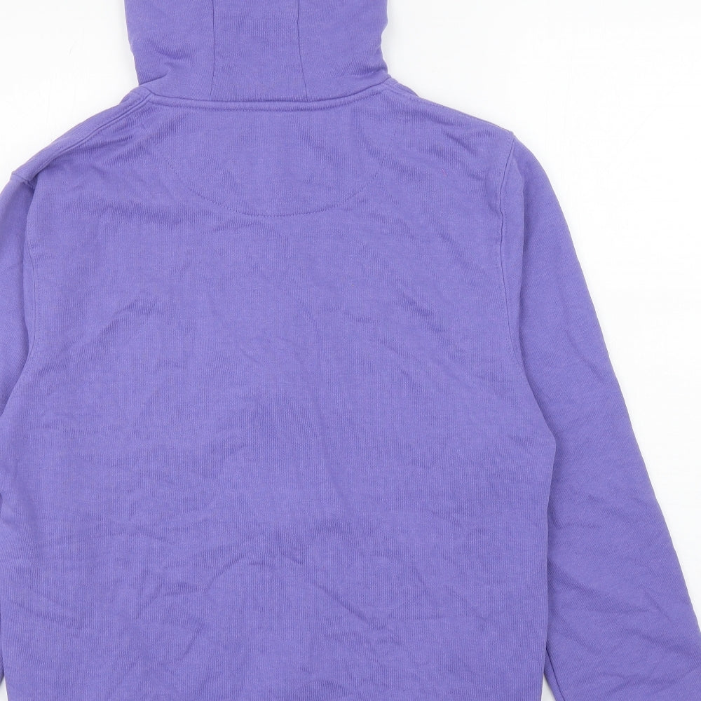 Primark Mens Purple Cotton Full Zip Hoodie Size M