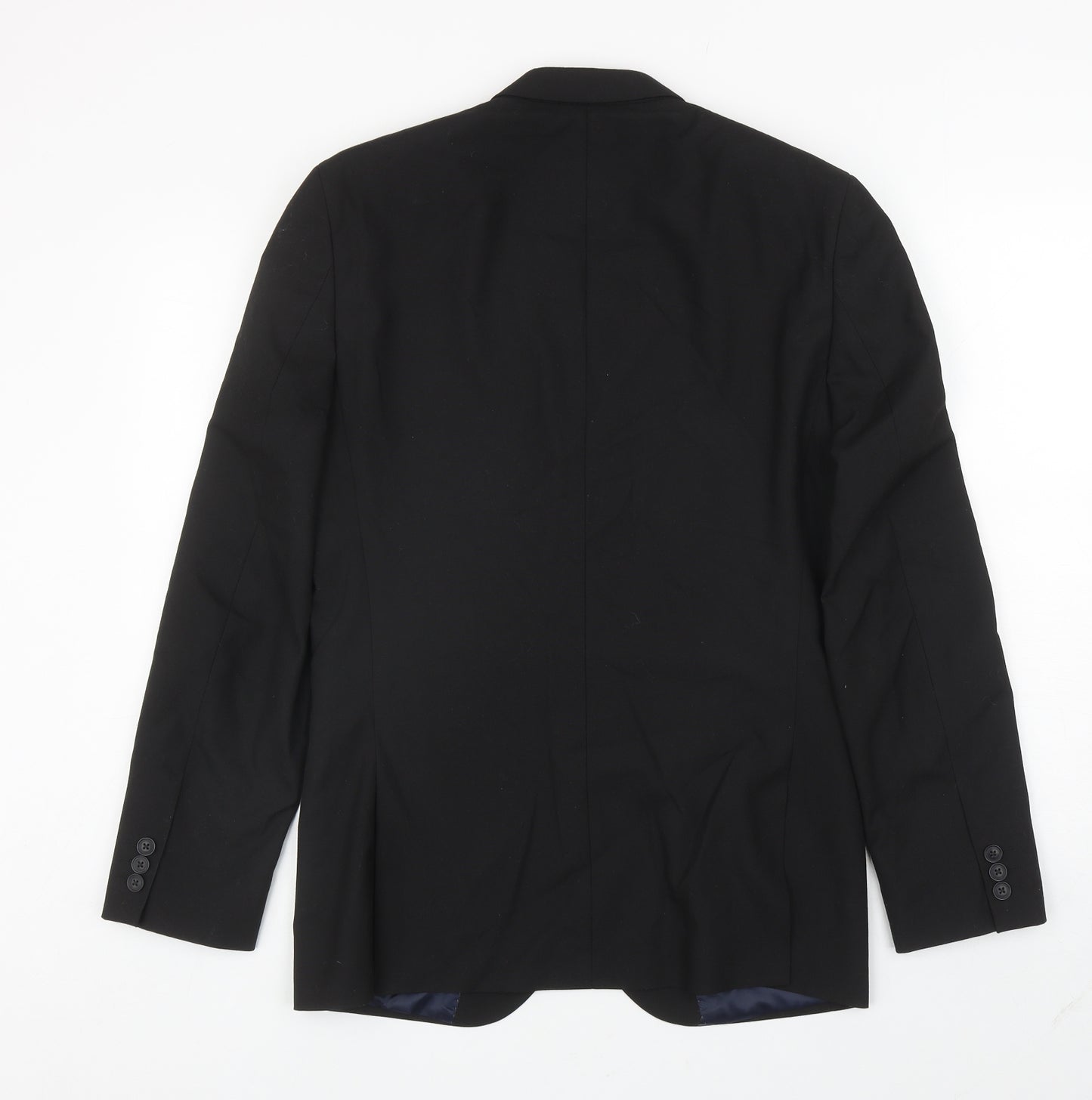 NEXT Mens Black Polyester Jacket Blazer