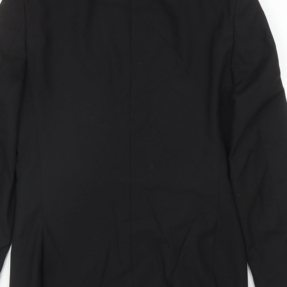 NEXT Mens Black Polyester Jacket Blazer
