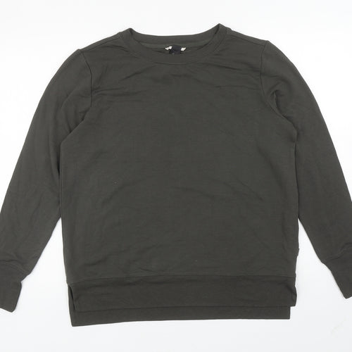 MONDETTA Womens Green Polyester Pullover Sweatshirt Size M Pullover