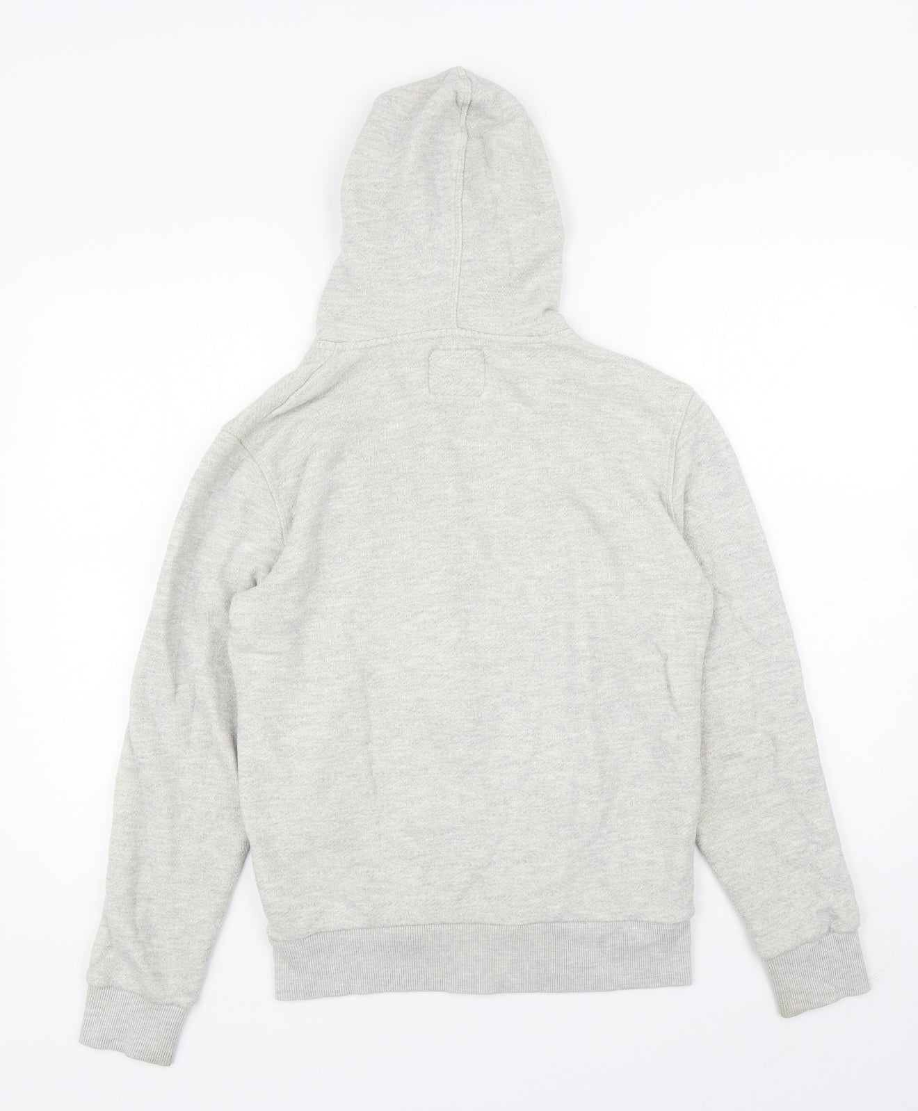 Brookhaven Womens Grey Cotton Full Zip Hoodie Size M Zip