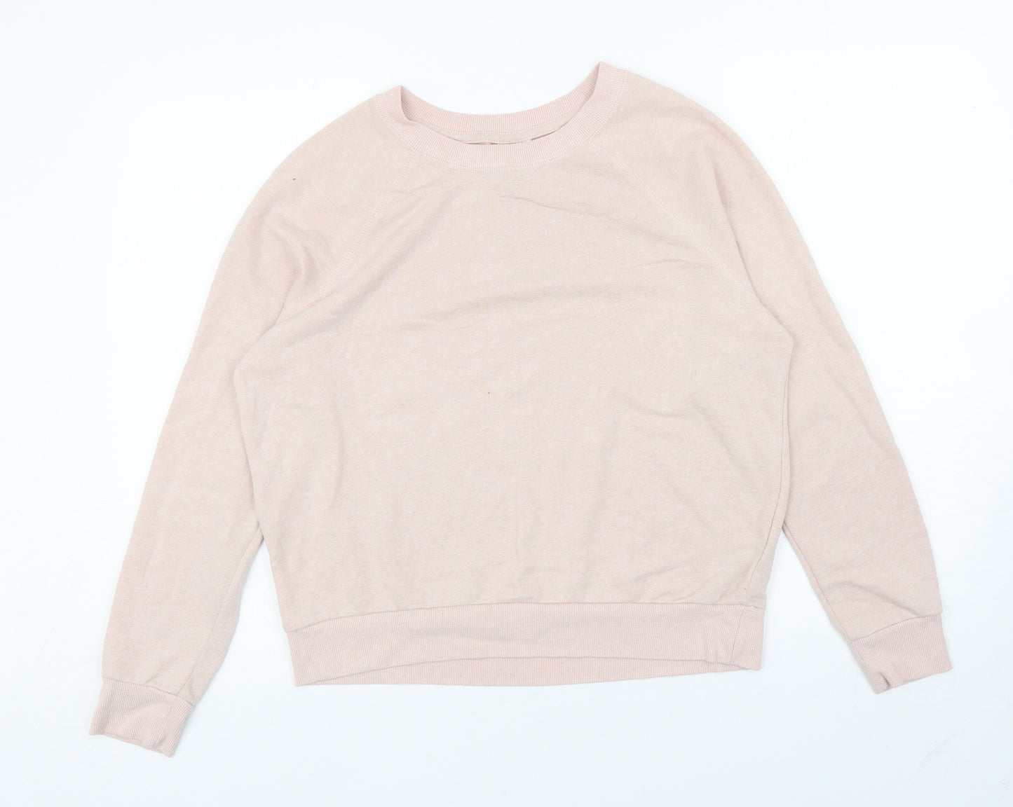 Divided Womens Pink Polyester Pullover Sweatshirt Size M Pullover