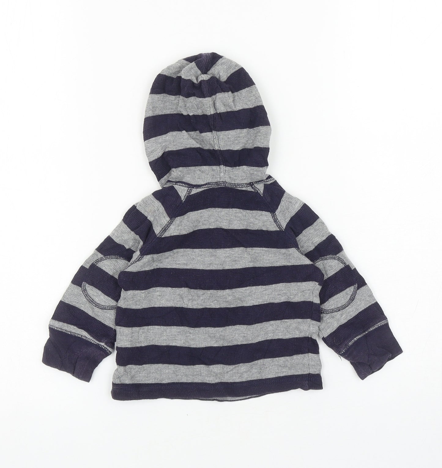 Gap Baby Blue Spotted Cotton Pullover Jumper Size 6-9 Months Snap