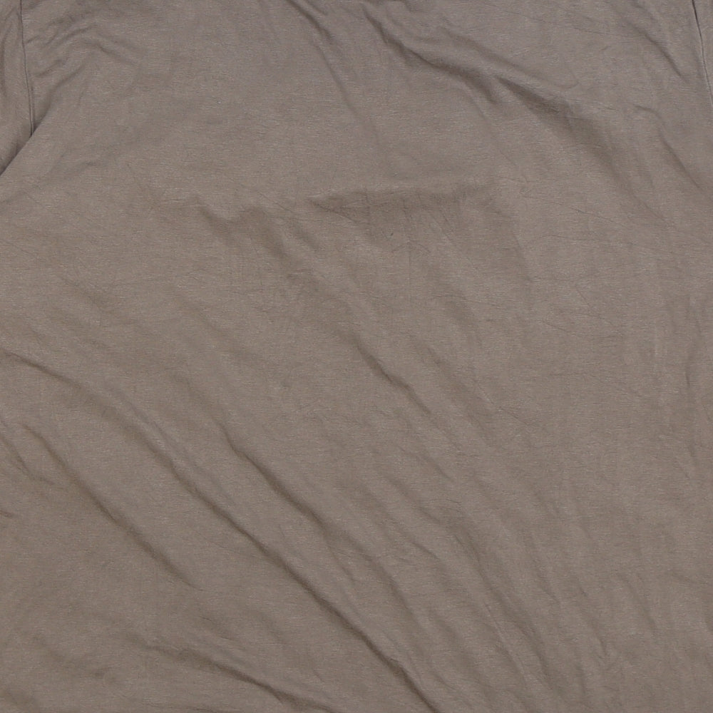 Per Una# Womens Multicoloured Floral Viscose Basic T-Shirt Size 18 Round Neck