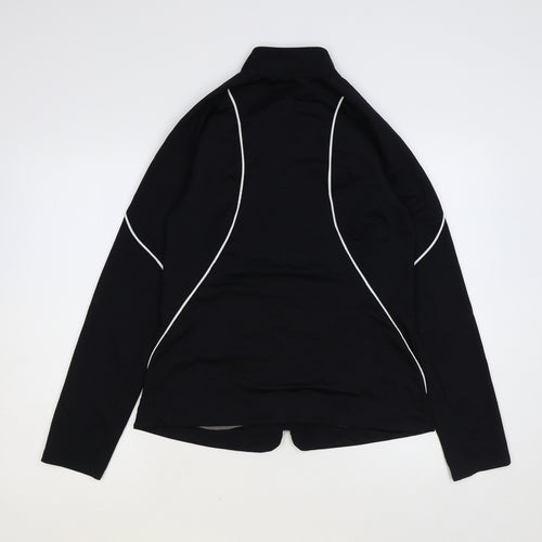 K-Swiss Womens Black Jacket Size 12 Zip