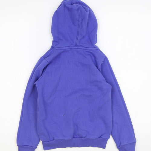 Umbro Boys Blue Polyester Pullover Hoodie Size 6-7 Years Pullover