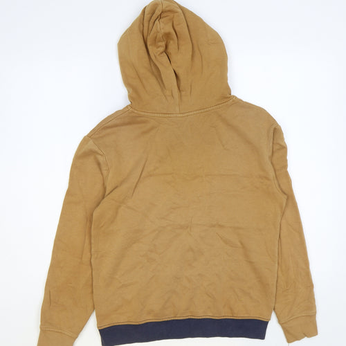 H&M Boys Multicoloured Colourblock Cotton Pullover Hoodie Size 10-11 Years Pullover