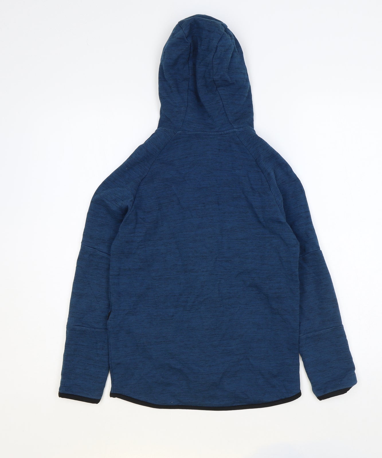 George Boys Blue Cotton Full Zip Hoodie Size 9-10 Years Zip
