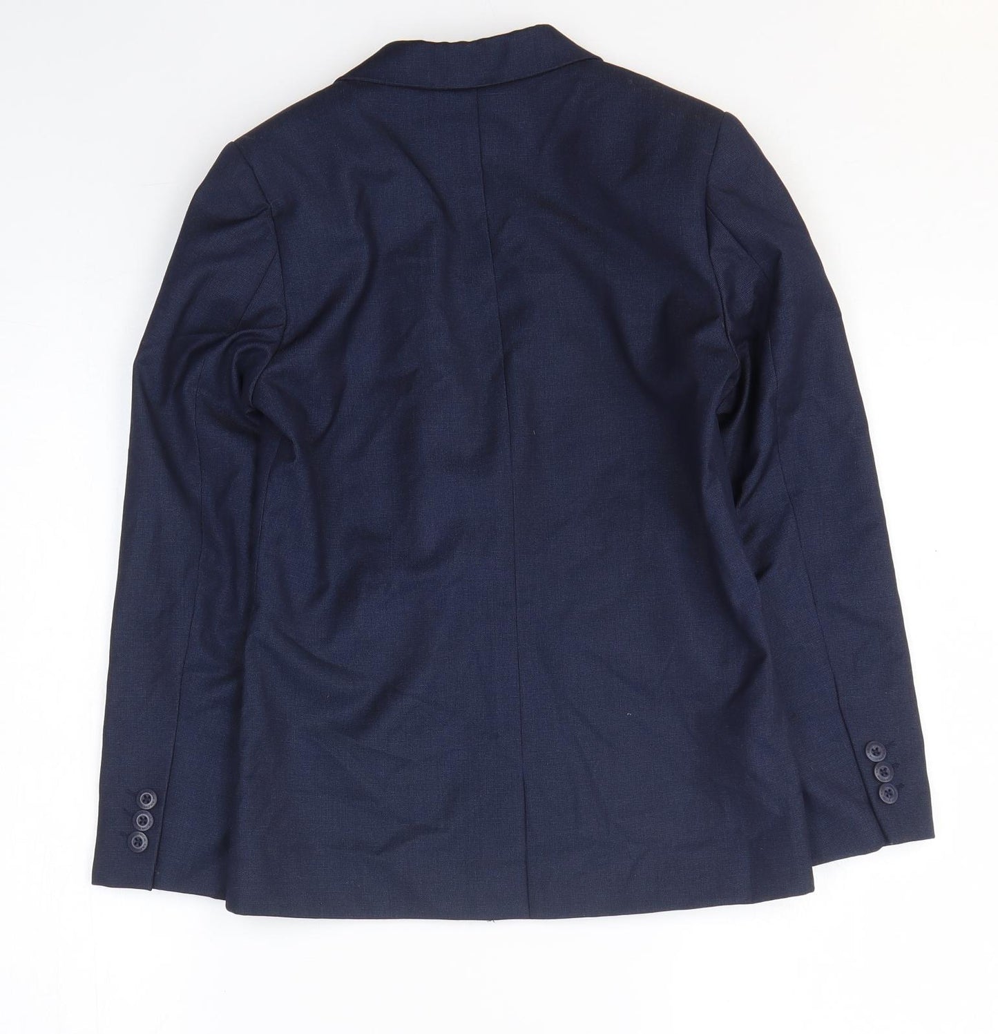 RJR.John Rocha Boys Blue Jacket Blazer Size 11 Years Button