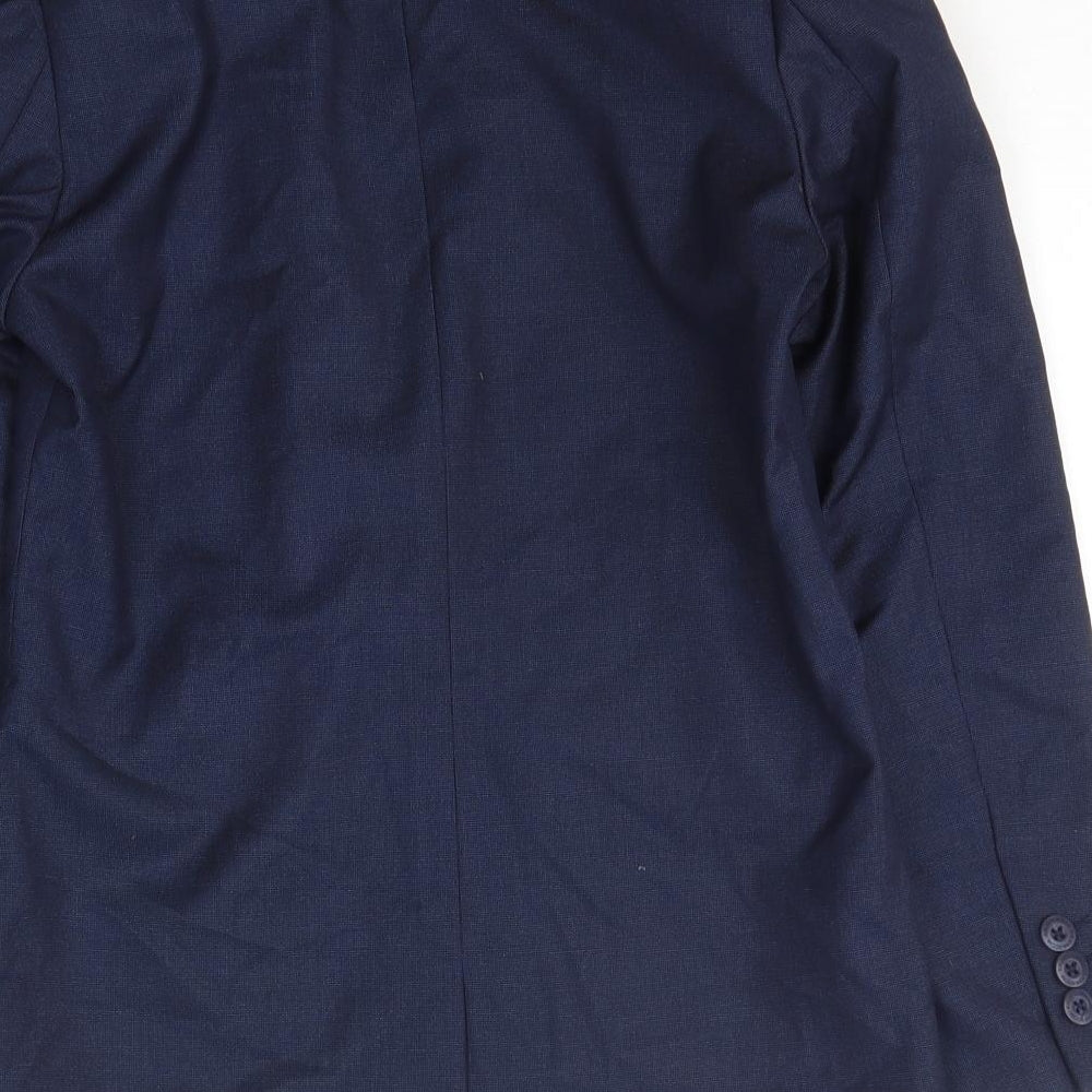 RJR.John Rocha Boys Blue Jacket Blazer Size 11 Years Button