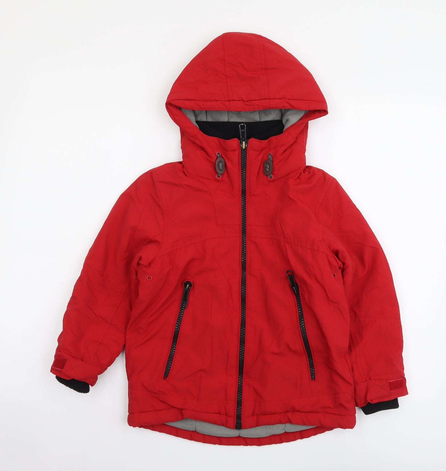 NEXT Boys Red Jacket Coat Size 5 Years Zip