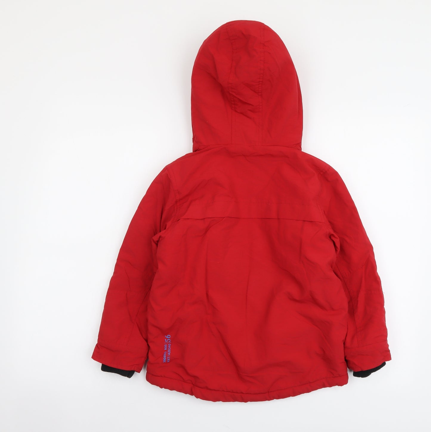 NEXT Boys Red Jacket Coat Size 5 Years Zip