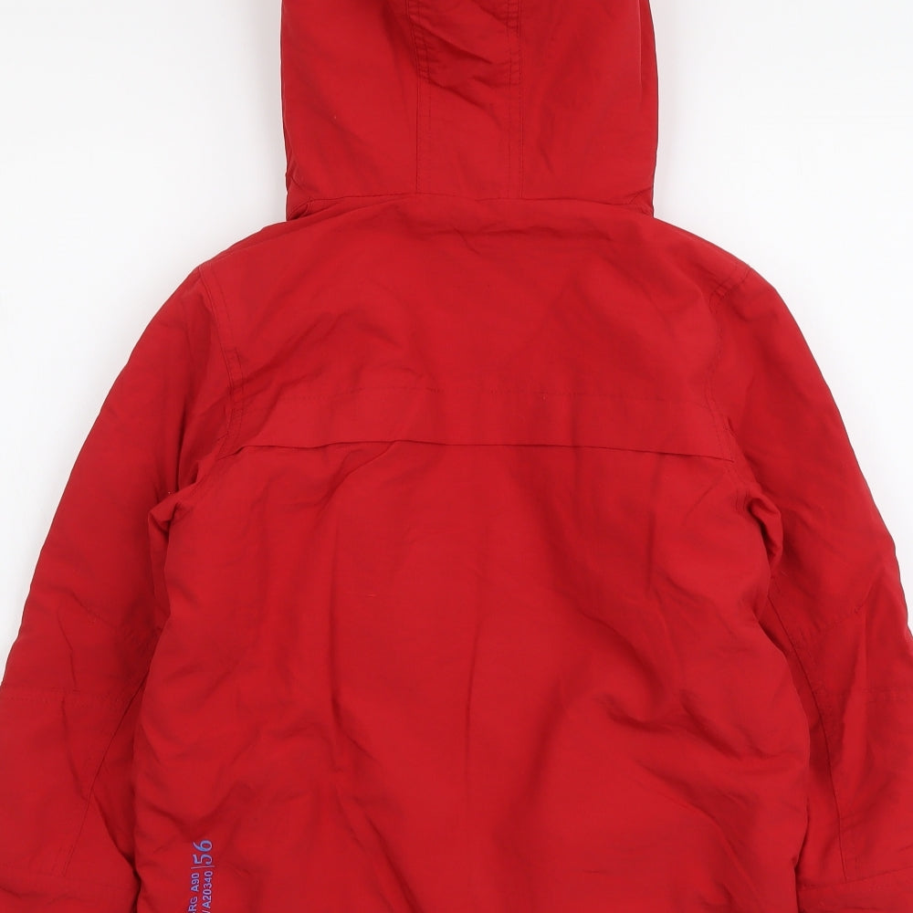 NEXT Boys Red Jacket Coat Size 5 Years Zip