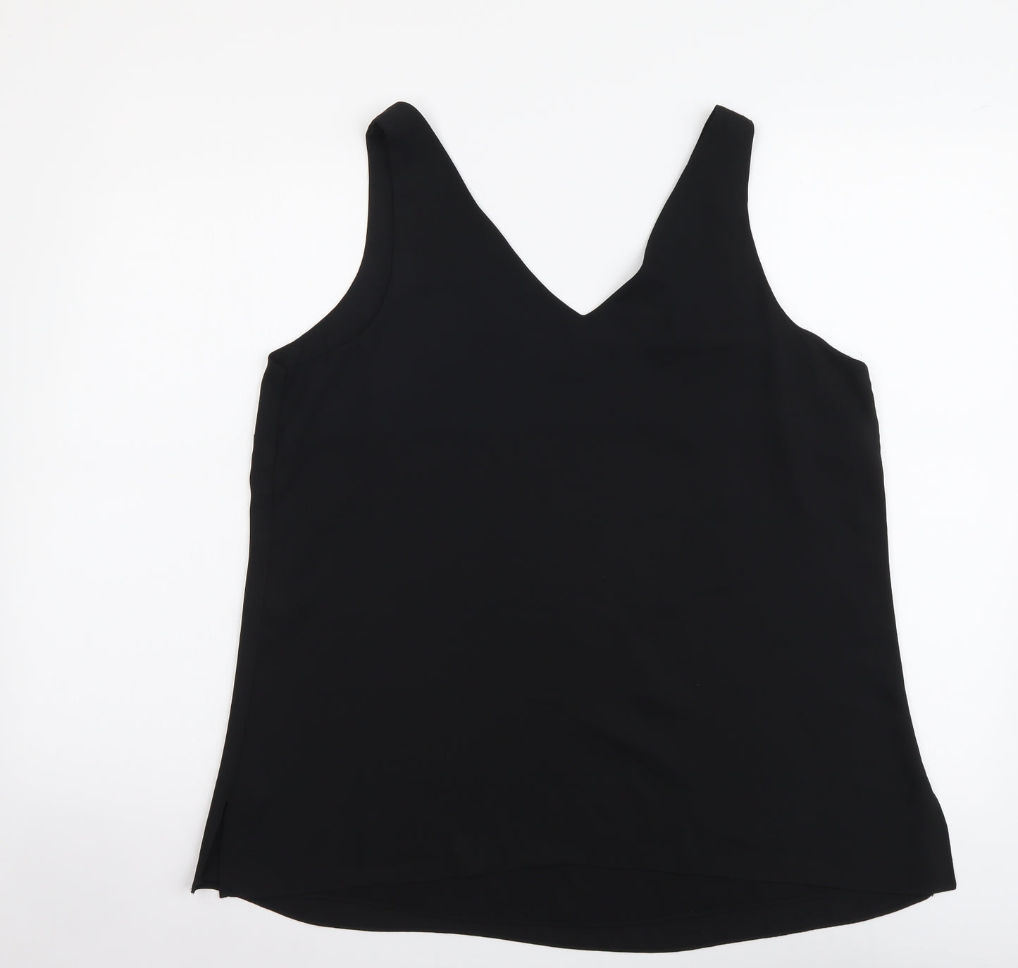 Wallis Womens Black Polyester Camisole Tank Size 14 V-Neck
