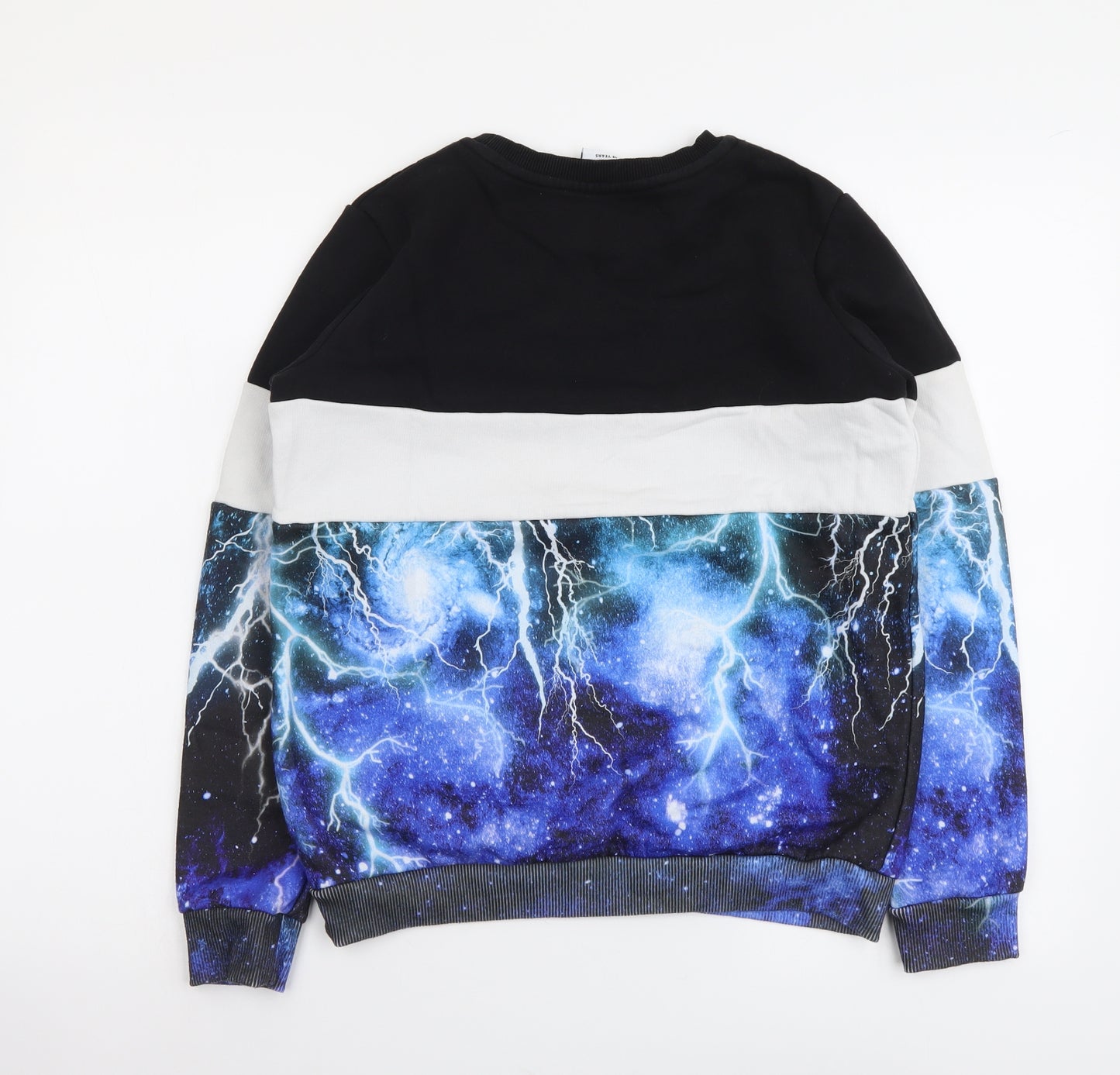 Hype Boys Multicoloured Geometric Cotton Pullover Sweatshirt Size 13 Years Pullover
