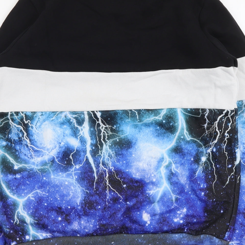 Hype Boys Multicoloured Geometric Cotton Pullover Sweatshirt Size 13 Years Pullover