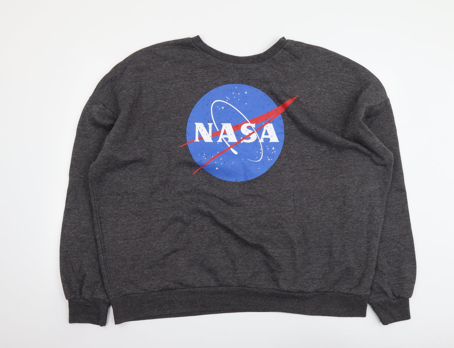 Primark Mens Grey Cotton Pullover Sweatshirt Size 2XL - NASA